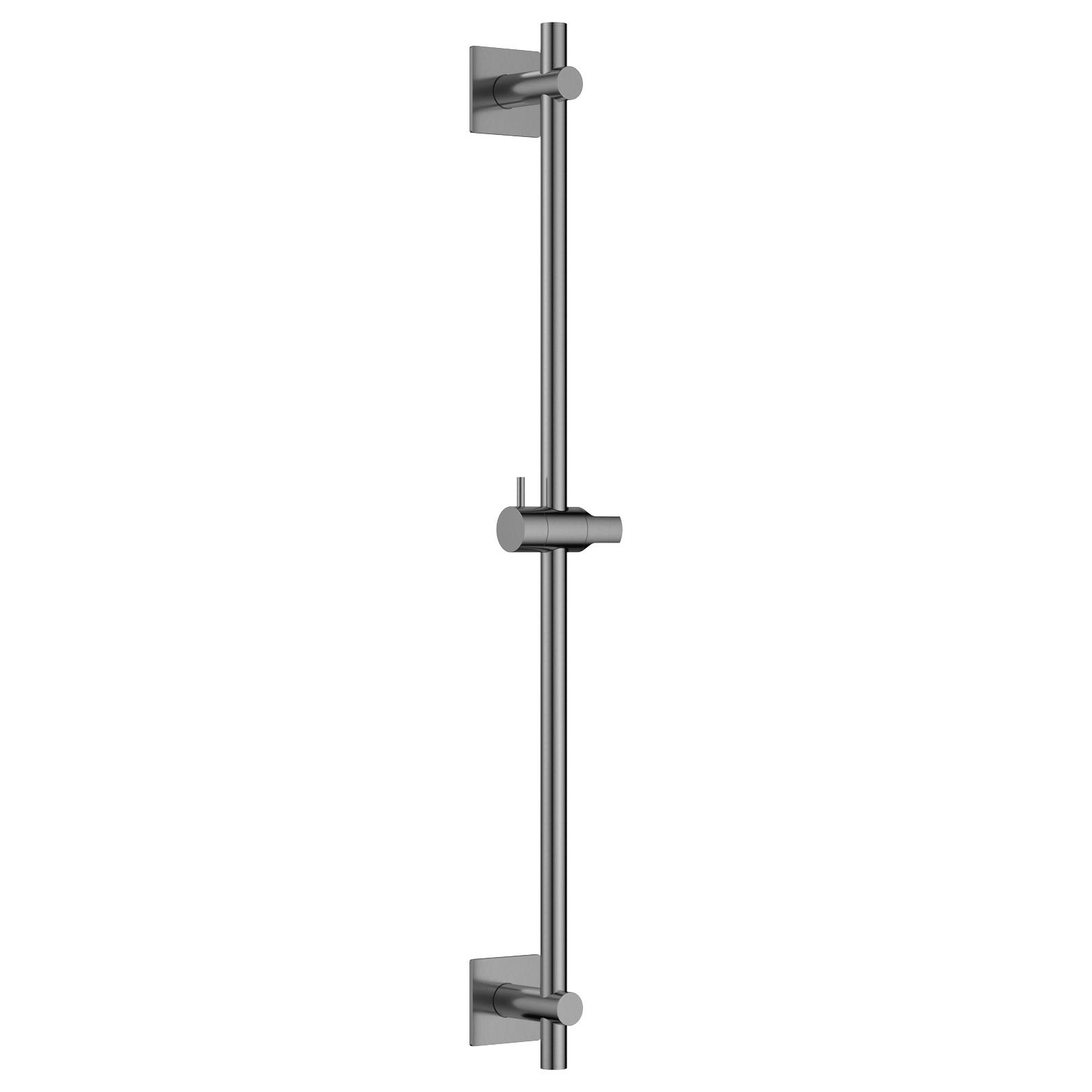 Flova Slide Rail 680mm with Square Plate Gun Metal (Wall Outlet NOT Included) [GM-LVSS-SQ]