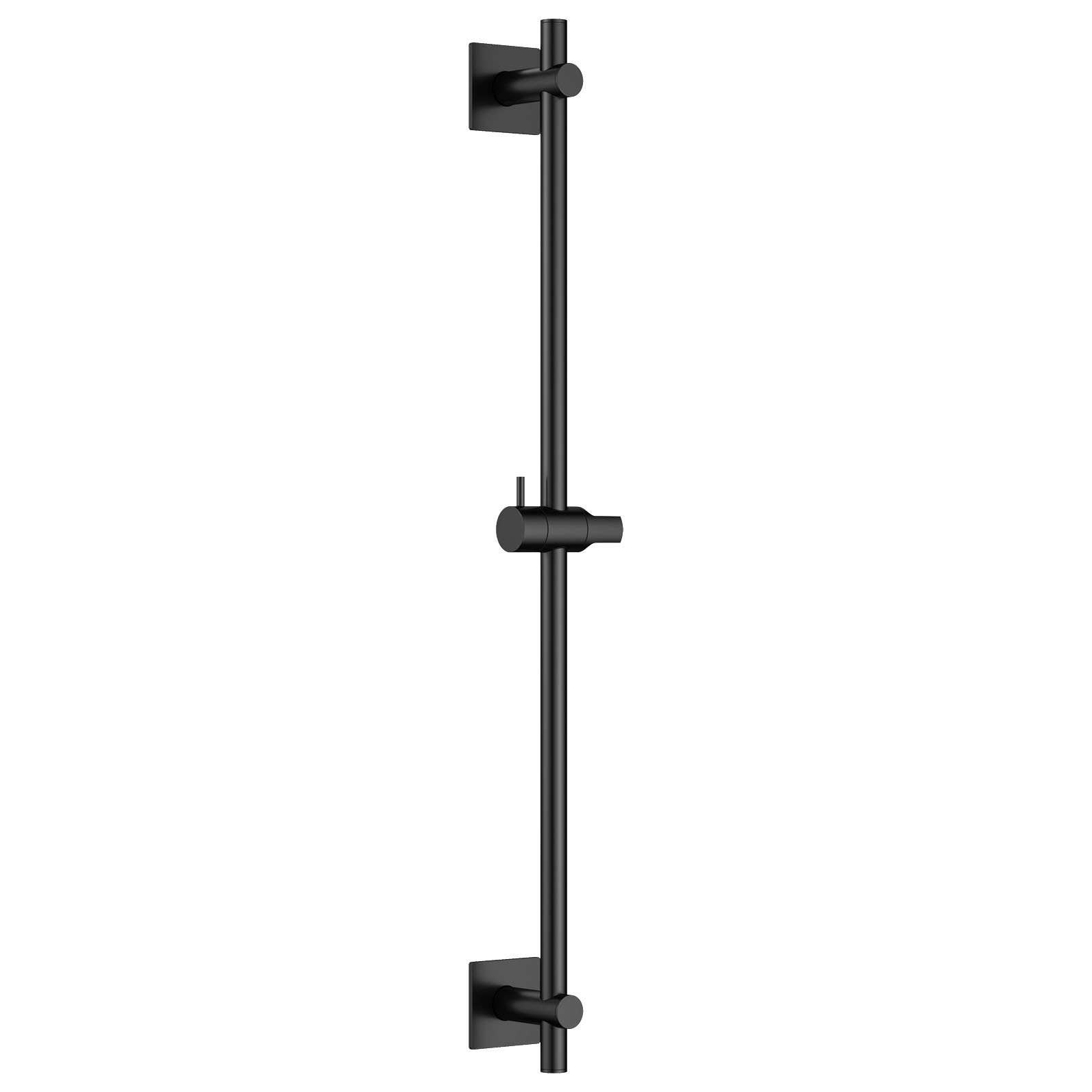 Flova Slide Rail 680mm with Square Plate Matt Black (Wall Outlet NOT Included) [MB-LVSS-SQ]