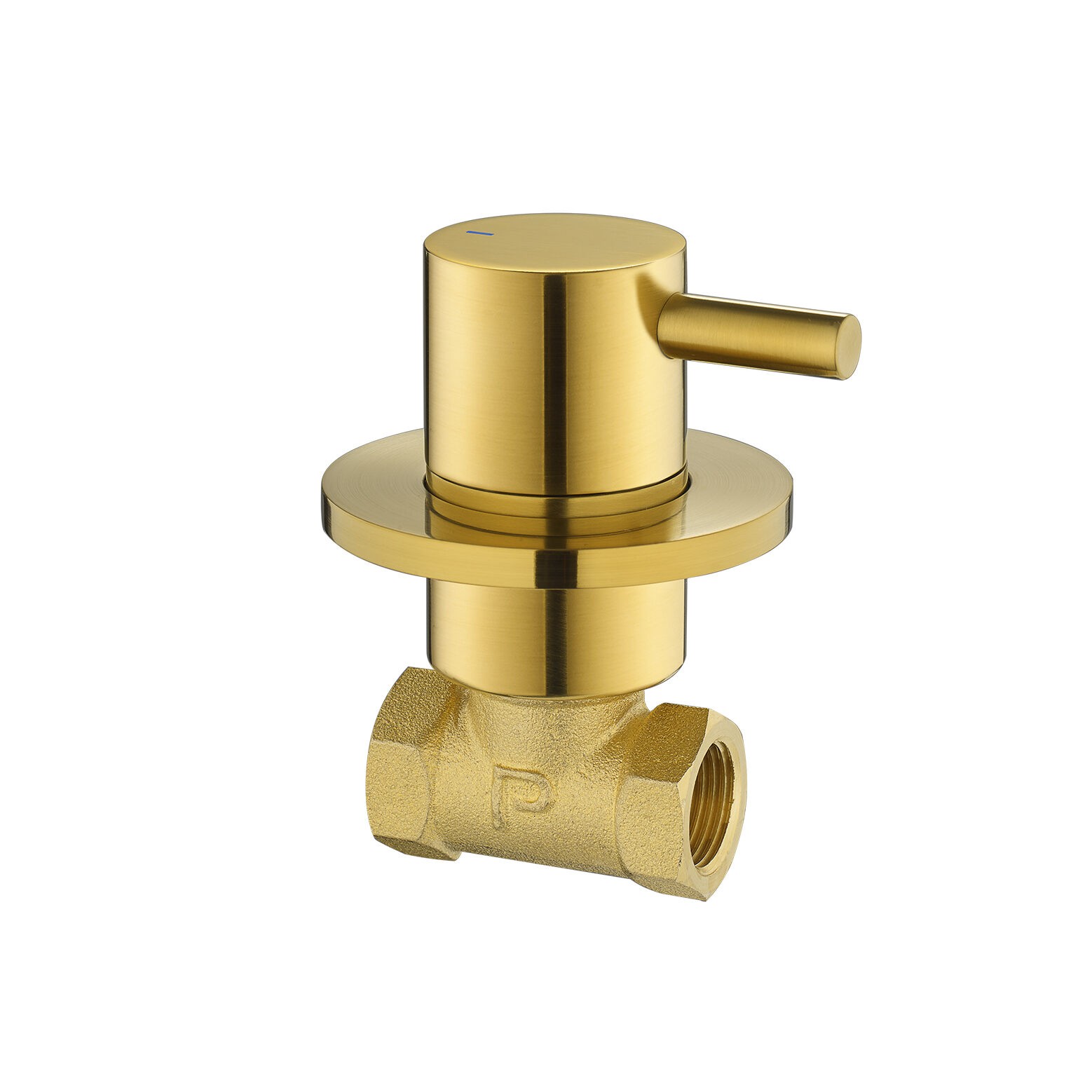 Flova Levo Wall Mounted Shut Off Valve (Cold) Brushed Gold [BG-LVWMCONCW]