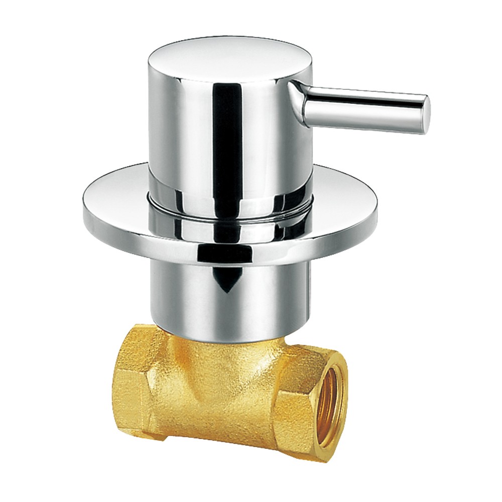 Flova LVWMCONHW Levo Wall Mounted Hot Shut-Off Valve Chrome