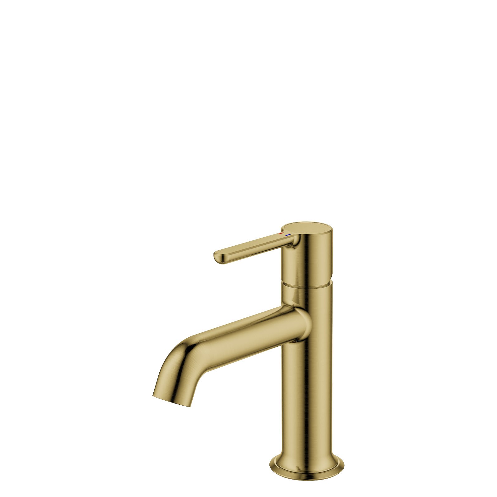Flova Moonlight Basin Mixer Tap 170mm (Single Taphole) Brushed Brass [BRB-MLBAS]