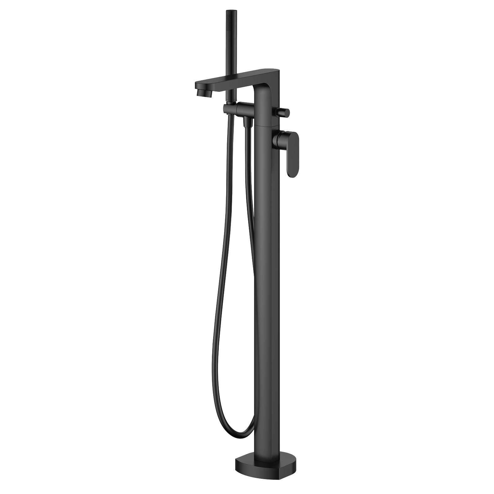 Flova Smart Floor Standing Bath & Shower Mixer Tap (Single Taphole) Matt Black [MB-SMTBSM]