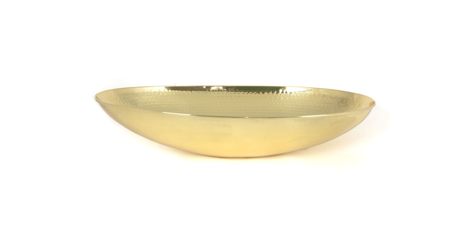 From The Anvil Hammered Oval Sink Brass [47205]