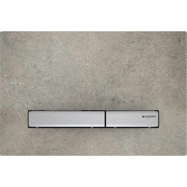 Geberit Sigma50 Flush Plate - Chrome-plated concrete look [115788JV2]