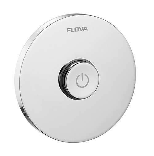 Flova GoClick Concealed On/Off Valve Round Chrome [GOCSV-RO-V]