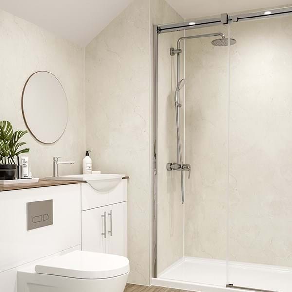 MultiPanel CONTEMPORARY Wall Panel Hydrolock T&G 2400 x 900 x 11mm Marfil Cream [MP9477SHR9HLTG17]