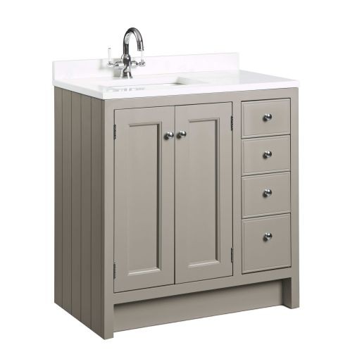 Roper Rhodes Hampton 800 Underslung Basin Vanity Unit -Mocha [HAM800B.MC] [BASIN NOT INCLUDED]