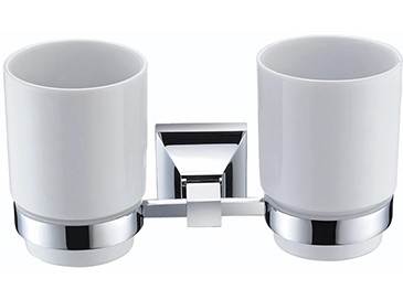 Heritage ACHDTHC Chancery Double Tumbler & Holder Chrome