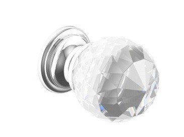 Heritage FKNCC01 Crystal & Chrome Door Knob