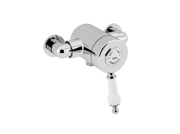Heritage SGCB03 Glastonbury Exposed Shower Valve with Bottom Outlet Connection Chrome