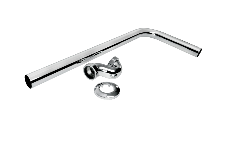 Heritage THC15CI Bath Trap for Cast Iron Bath Chrome