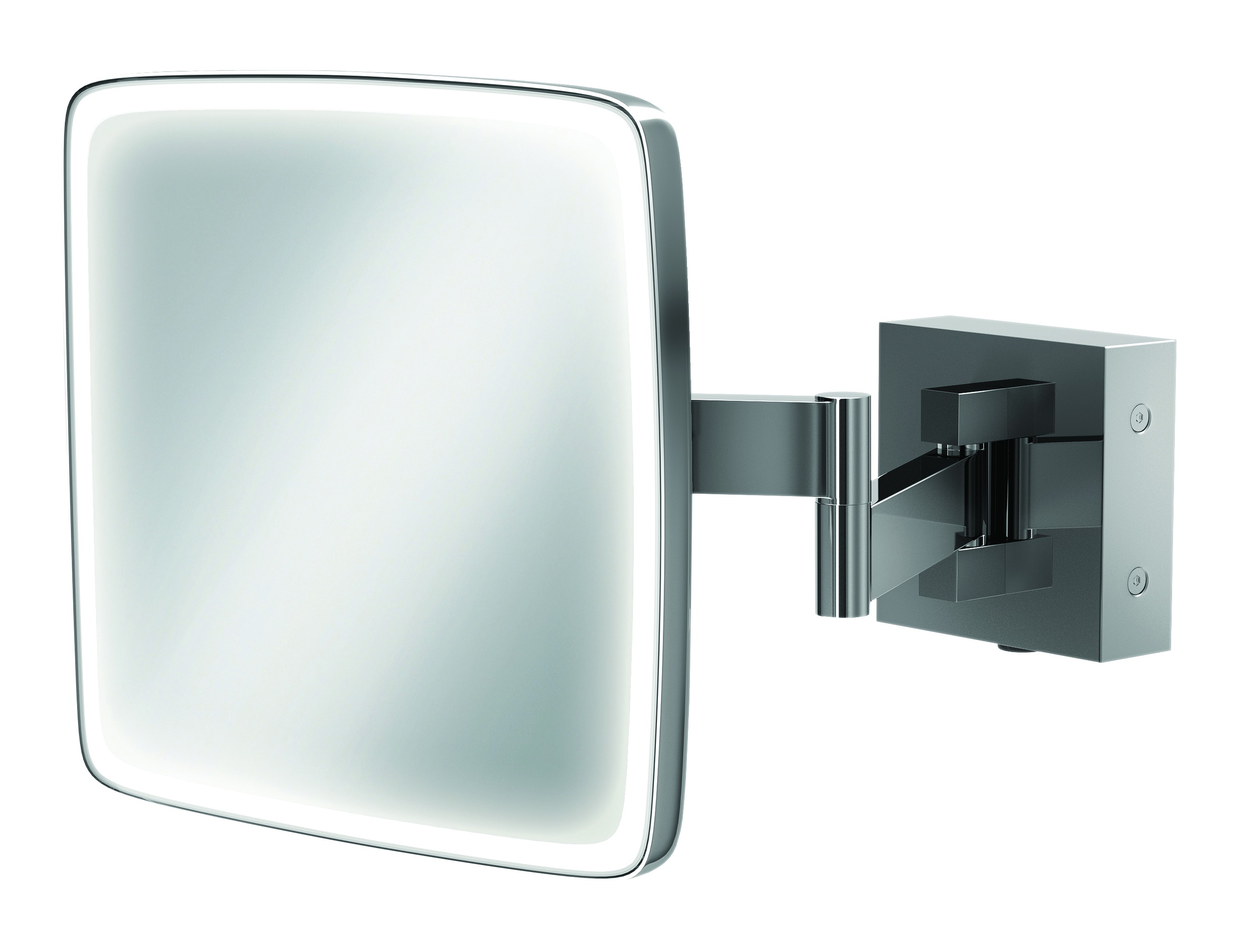 HIB 21200 Eclipse Square LED Magnifying Mirror 180 x 180mm