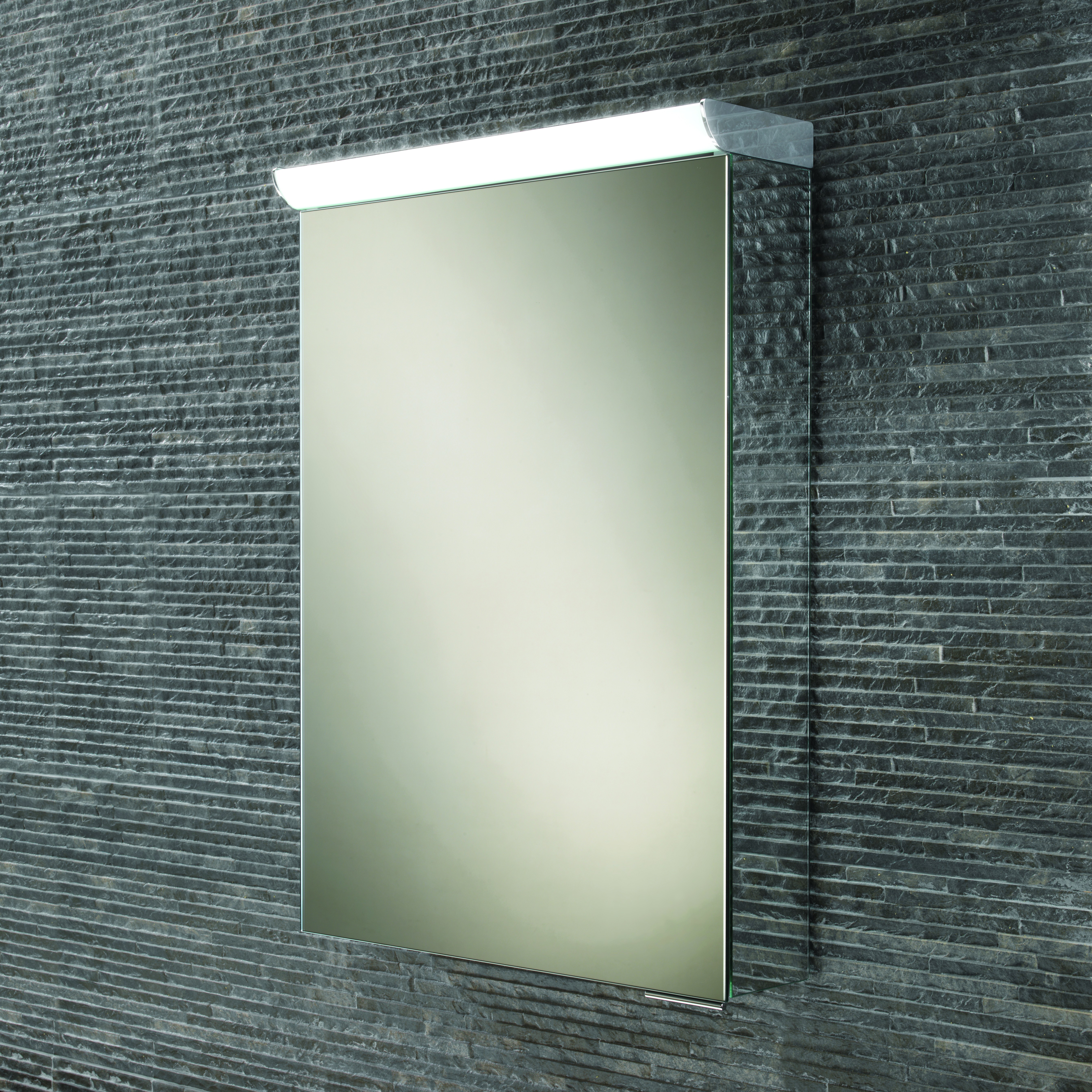 HIB 44600 Flux LED Mirrored Cabinet with Mirrored Sides 600 x 400mm