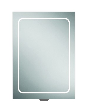 HIB 51400 Vapor 50 LED Demisting Mirrored Cabinet 700 x 500mm