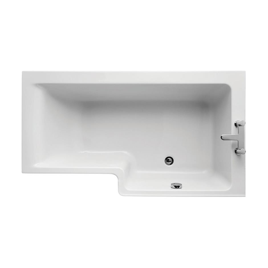 Ideal Standard E049601 Concept 1500 x 700mm Idealform Plus+ Square Shower Bath right hand - no tapholes