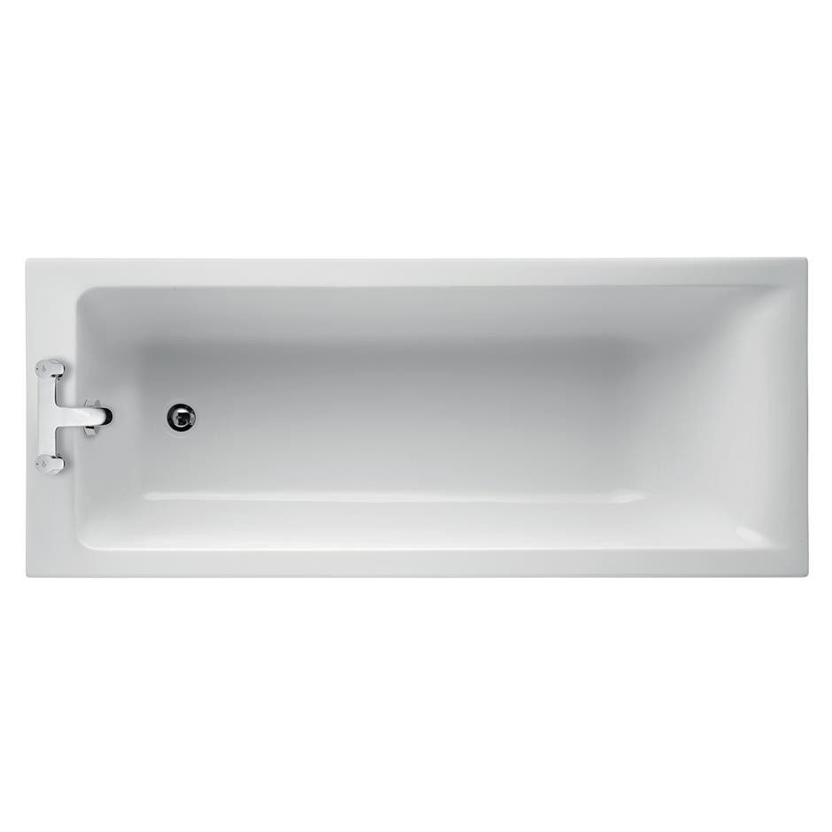 Ideal Standard E860001 Concept 1700 x 700mm Idealform Plus+ rectangular bath - no tapholes 