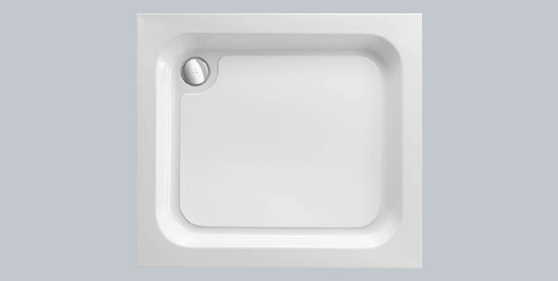 Just Trays Ultracast Flat Top Rectangular Shower Tray 1100x800mm White (Shower Tray Only) [A1180100]