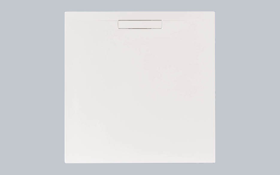 Just Trays Evolved Anti-Slip Square Shower Tray 800mm Astro White [211ASE80019]