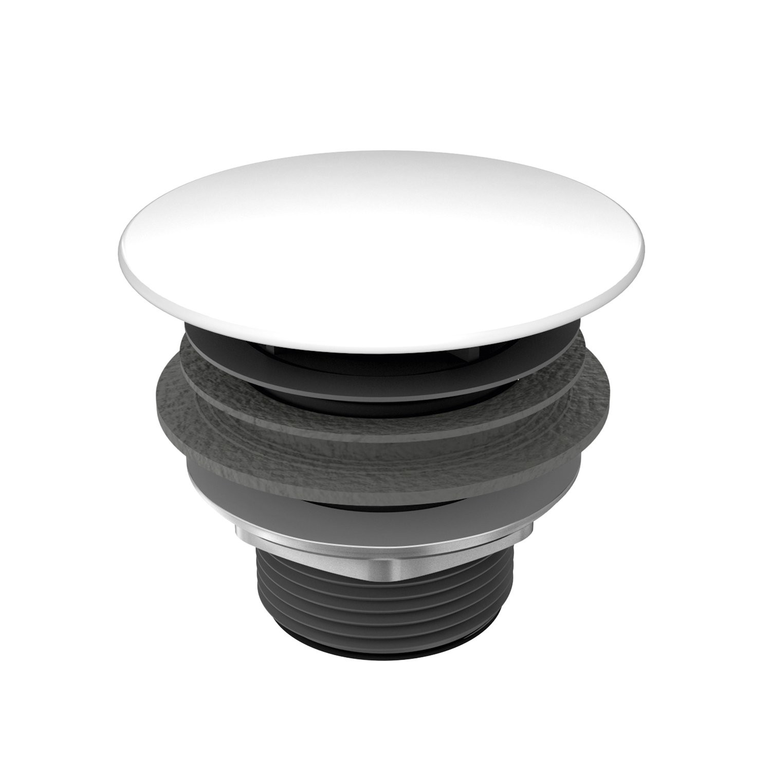 Kaldewei Free Flow Basin Waste with Cover White [905800000001]