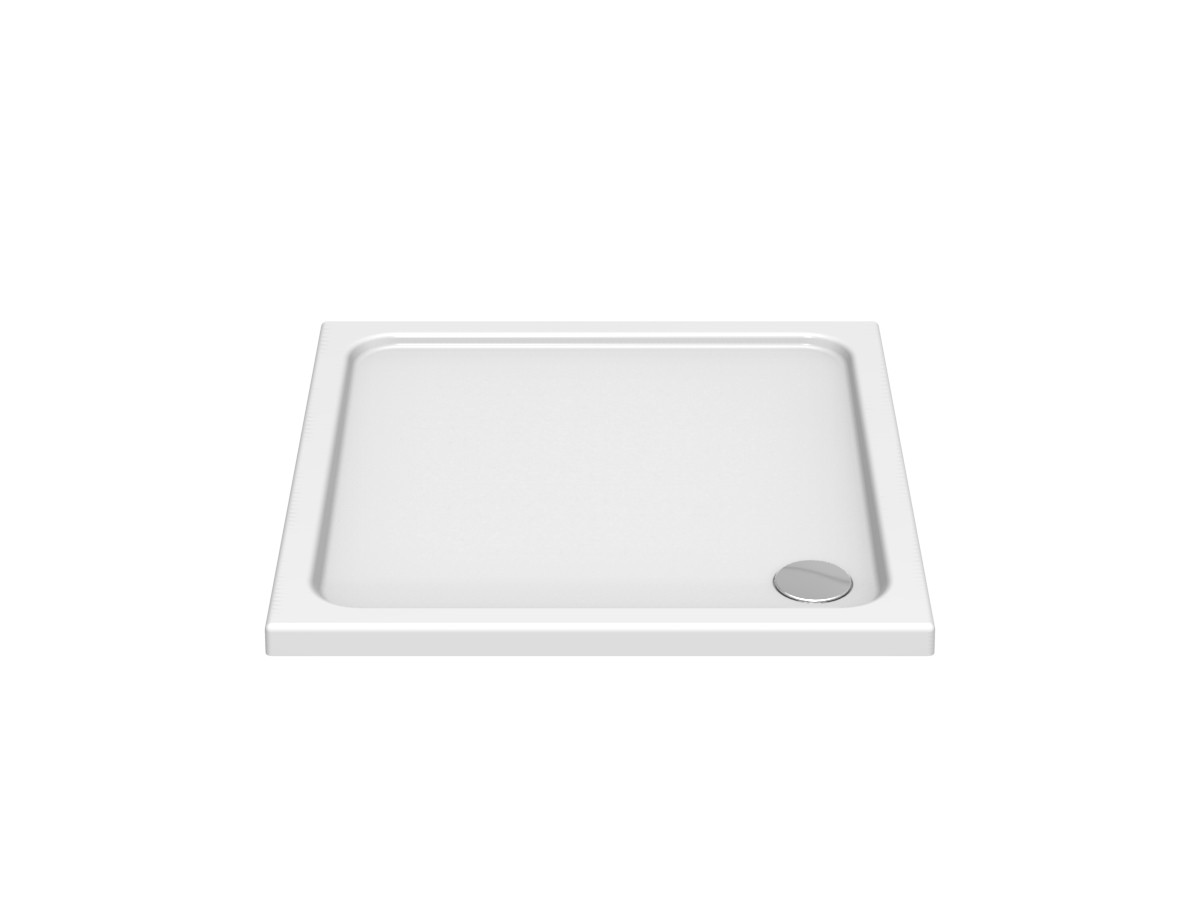 Kudos KStone Square Shower Tray 760mm White (Waste NOT Included) [KS76]