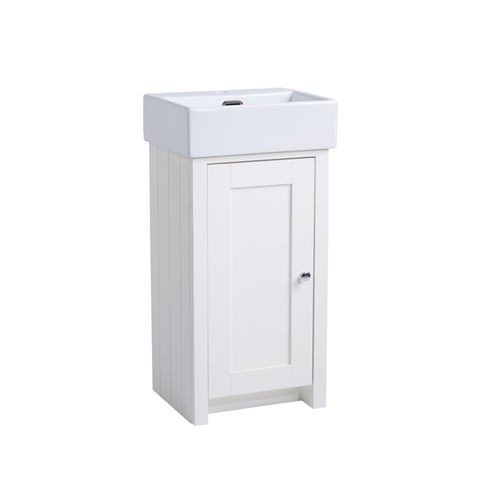 Tavistock LAN400CLW Lansdown Cloakroom Vanity Unit - White (Basin not included)