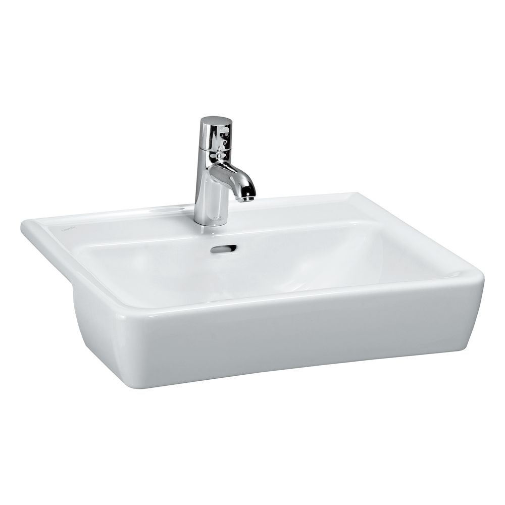 Laufen 12961WH Pro Semi-Recessed Washbasin 560x440mm White