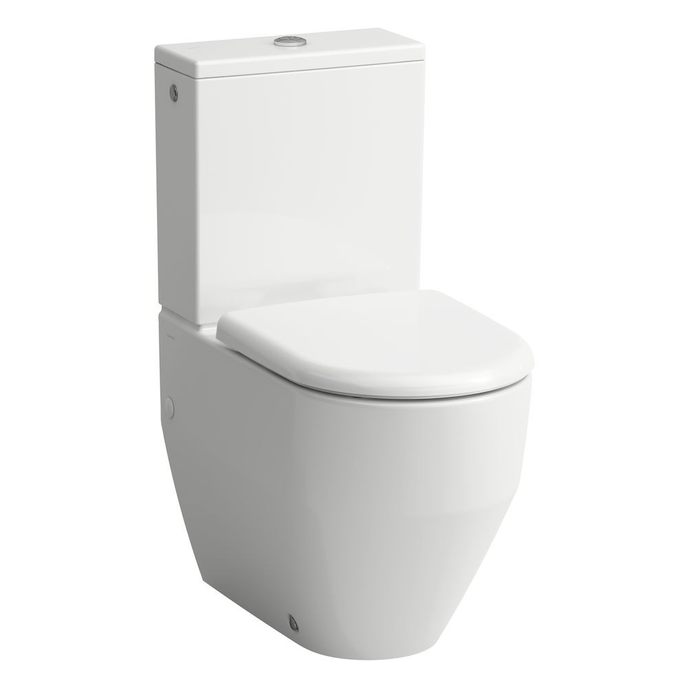 Laufen 259520000001 Pro Close Coupled WC Pan with Flushing Rim White (WC Pan Only - Cistern/Seat & Cover NOT Included)