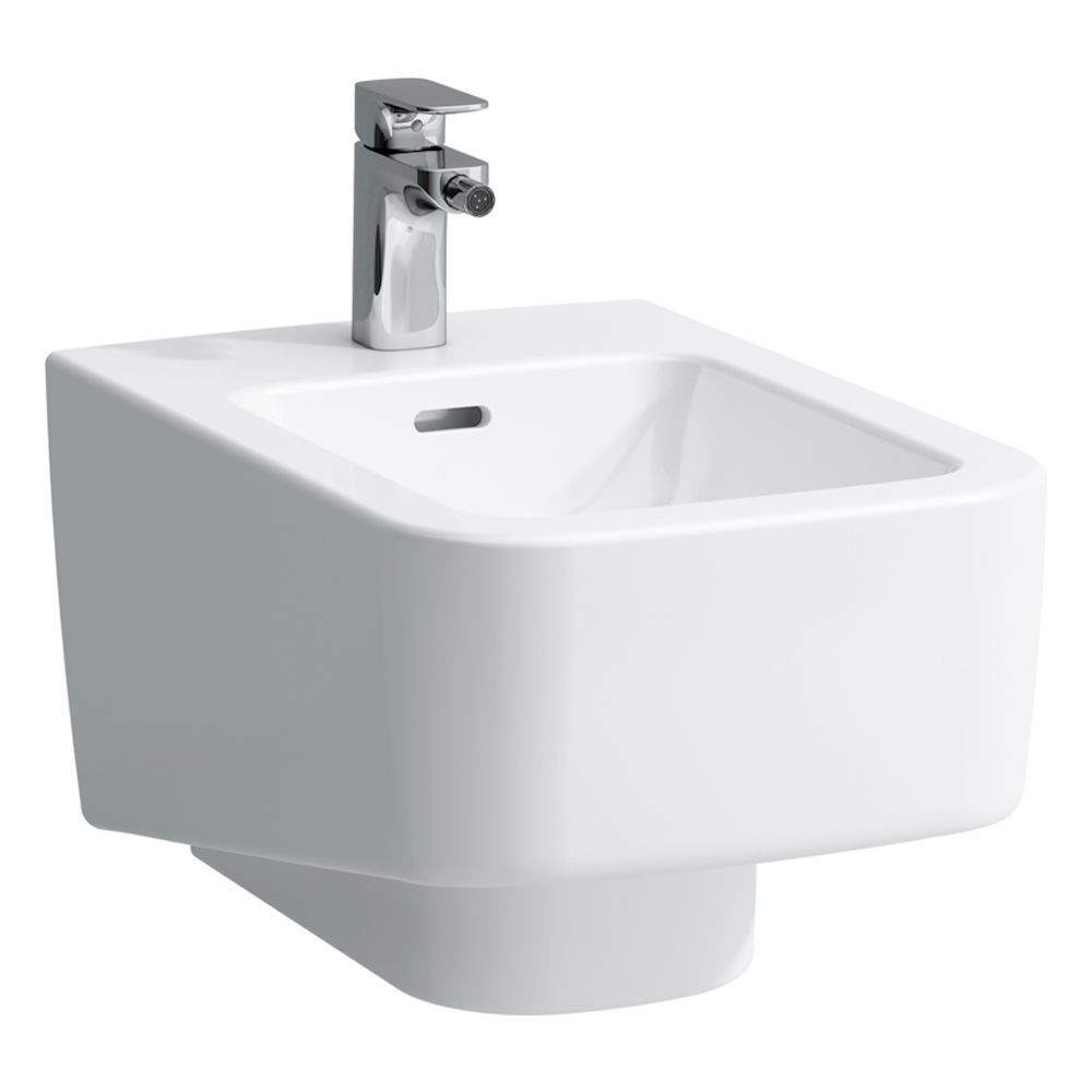 Laufen 30961WH Pro S Wall Mounted Bidet 360x530x300mm White (Bidet Only - Brassware NOT Included)