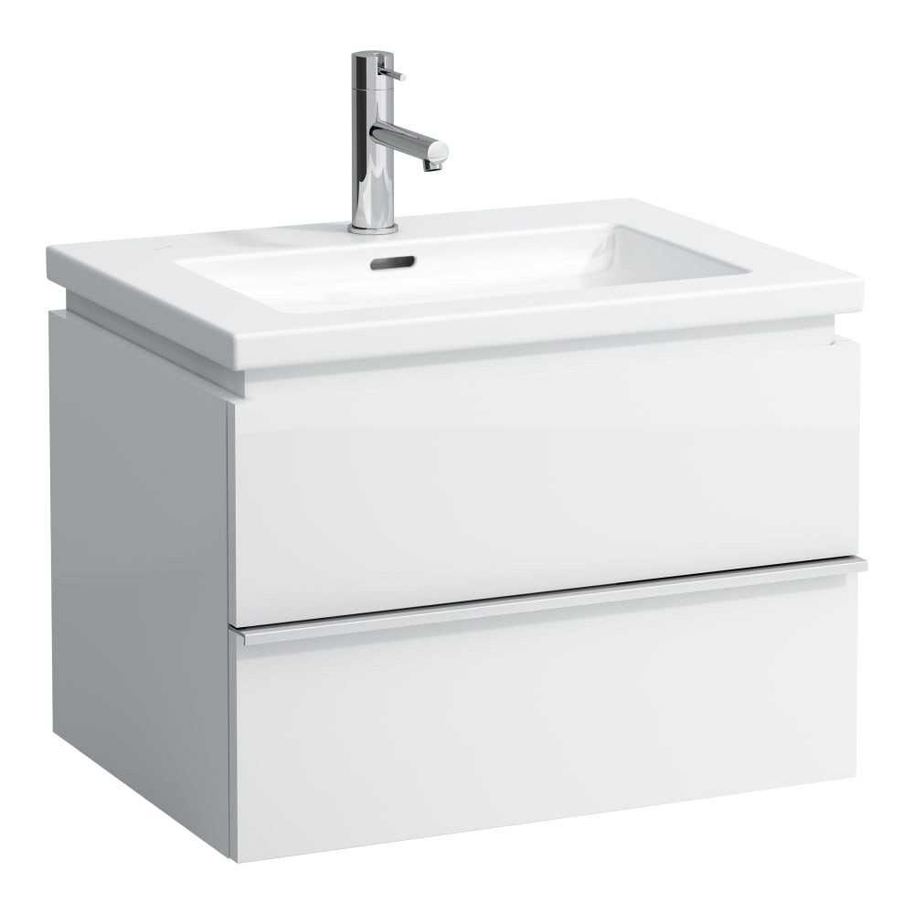 Laufen 4012120759991 Case 2-Drawer Vanity Unit 645mm Multi Colour (Basin NOT Included)