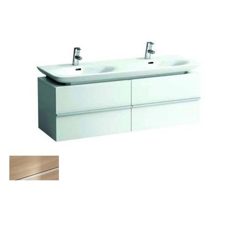 Laufen 4013310755191 Palace 2-Drawer Vanity Unit for Double Basin 1288mm Chalked Oak (Basin NOT Included)