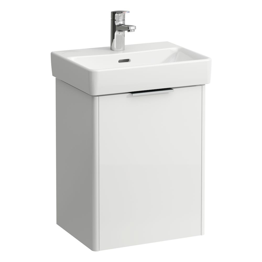Laufen 21121102611 Base Vanity Unit - 1x Right Hinged Door 320x415x515mm Gloss White (Vanity Unit Only - Basin NOT Included)