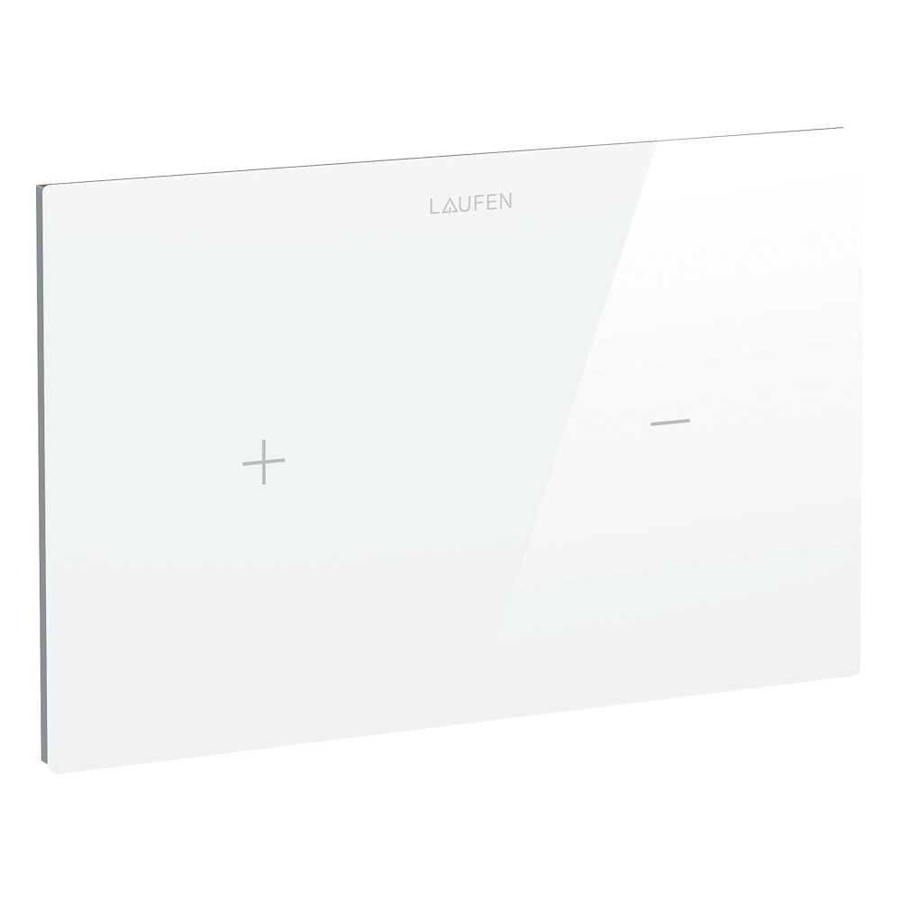 Laufen 8956640000001 Electronic Contactless Flush Plate AW4 Gloss White (Dual Flush)