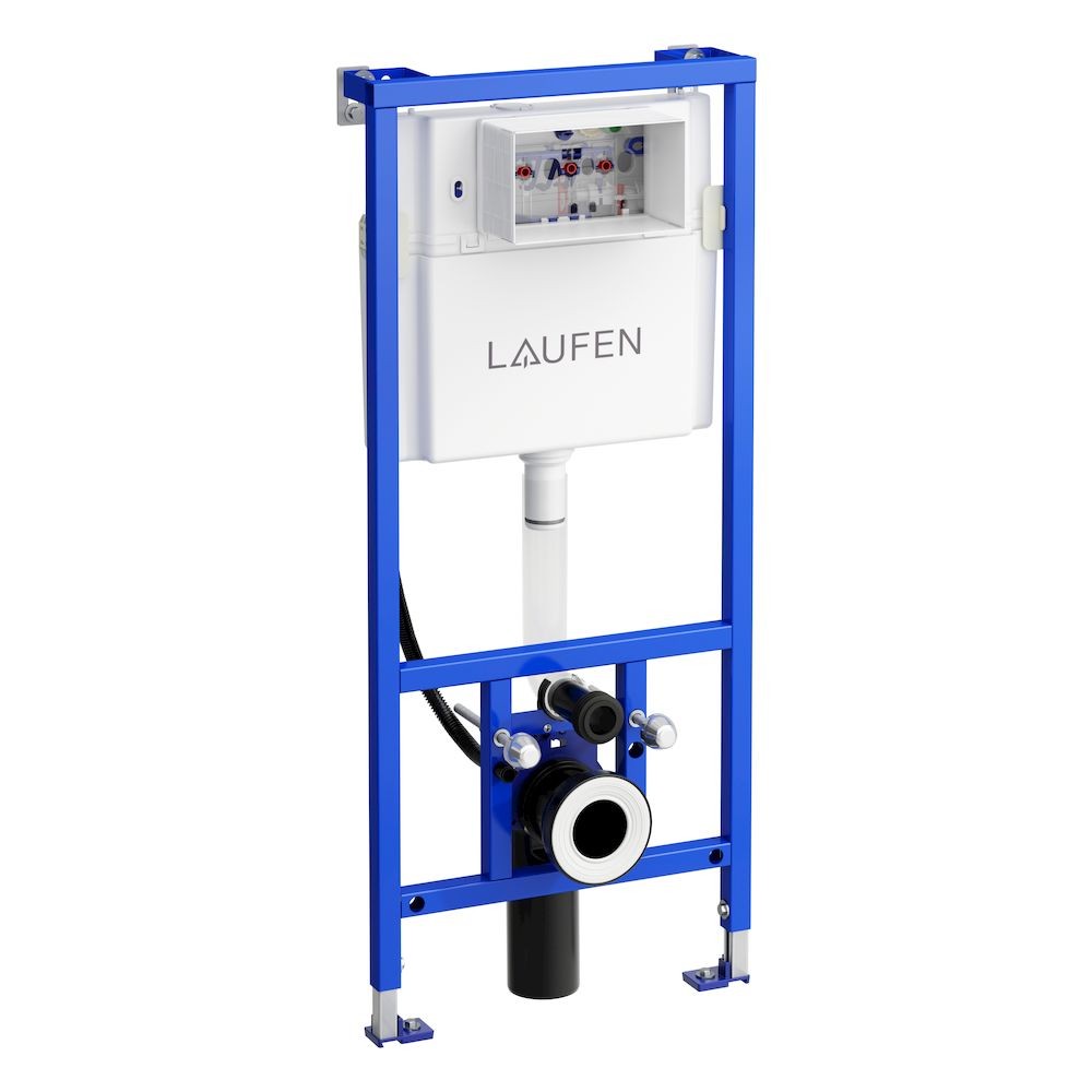 Laufen 946610000001 Installation System LIS CW2 with Cistern for Wall Hung WC & Shower Toilet (Dual Flush 6/3L) 140x500x1120mm