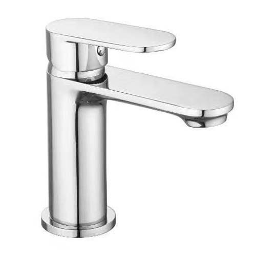 The White Space True Mini Monobloc Basin Mixer With Sprung Plug Waste - Chrome [LEV01]