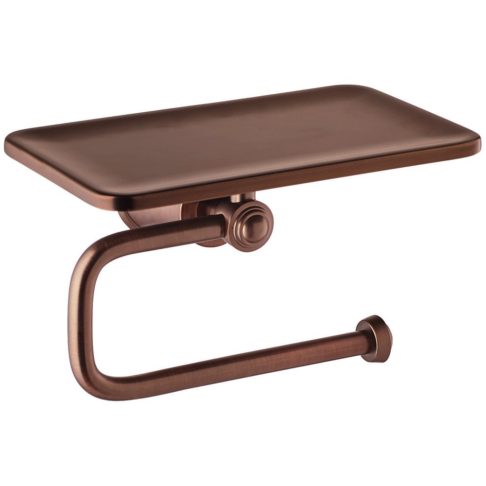 Flova Liberty Toilet Roll Holder with Shelf Oil Rubbed Bronze [LI8989-ORB]