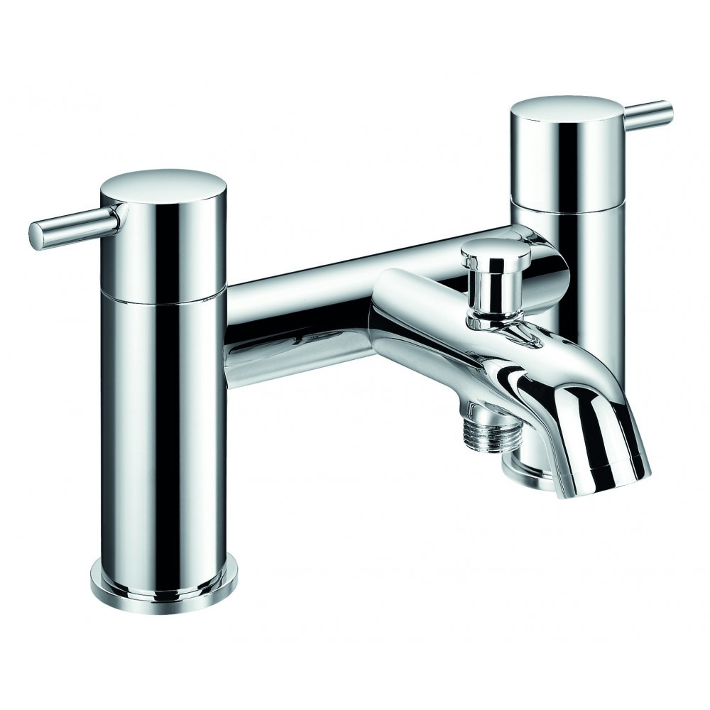 Flova LVBSM Levo 2-Hole Deck Mounted Bath Shower Mixer/Shower Set Chrome