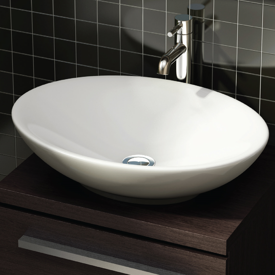 Imex Ceramics LW1054 Fyori Countertop Basin 500 x 375mm White