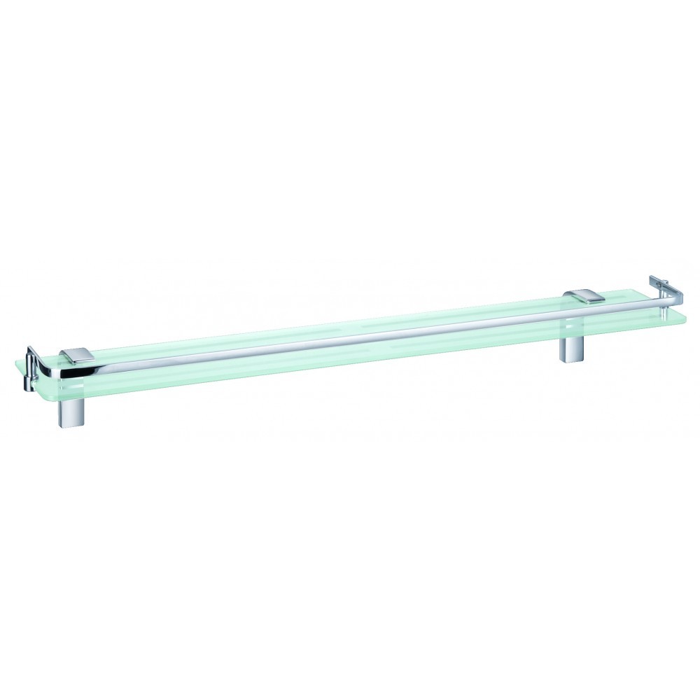 Flova LY8929 Lynn Glass Shelf 575mm Chrome