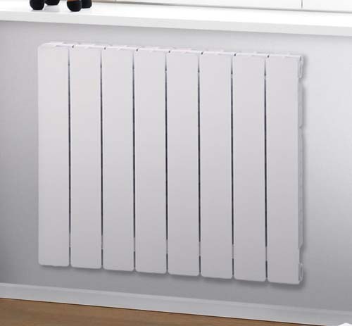 Zehnder BS5001006 Blitz Super Aluminium Radiator 545 x 480mm (6 sections) 737w Traffic White (Standard)