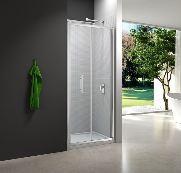 MERLYN M67221N Series 6 Bi-Fold Shower Door 900mm Chrome