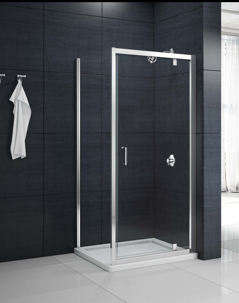 MERLYN MBP760 MBox Pivot Shower Door 760mm Chrome