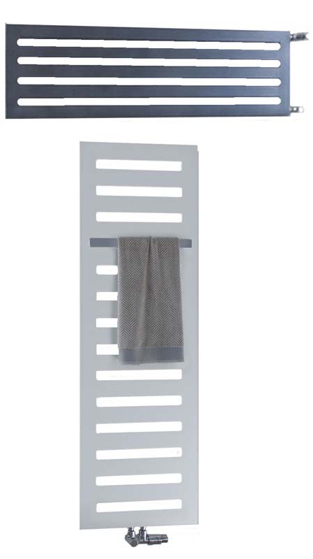 Zehnder MEH060140 Metropolitan Horizontal Radiator 595 x 1400mm 695w Traffic White (Standard)