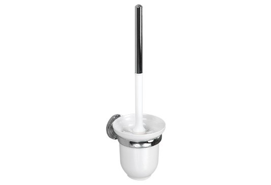 Miller 8021C Oslo Wall Mounted Toilet Brush Set 365mm Chrome