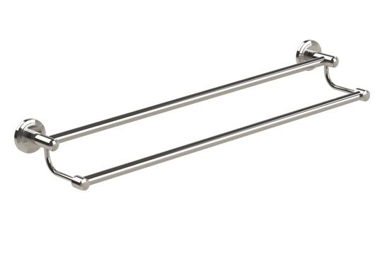 Miller 8027MN Oslo Double Towel Rail 655mm Polished Nickel