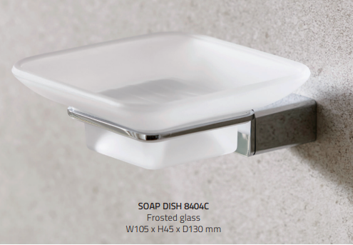 Miller 8404C Miami Soap Dish & Holder 45x105mm Chrome