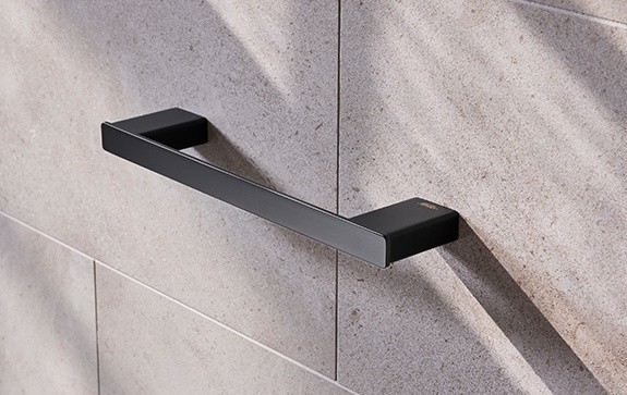 Miller 8436B Miami Towel Rail 300mm Black