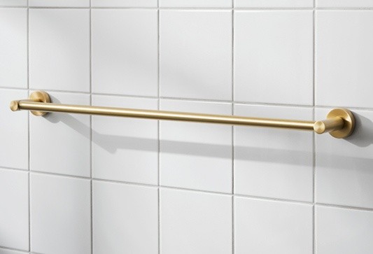 Miller 8706MP1 Bond Towel Rail 495mm Brushed Brass