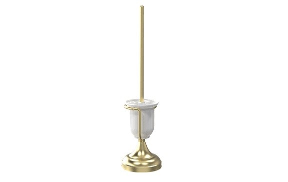 Miller 5638MP1 Classic Toilet Brush Holder Brushed Brass