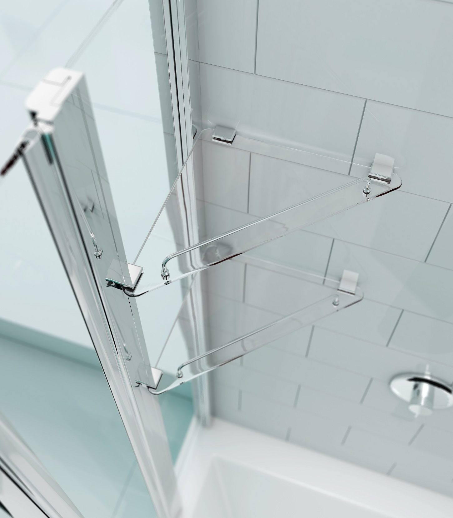 MERLYN MSFP Secure Seal Bath Screen - Fixed Panel 300x1500mm