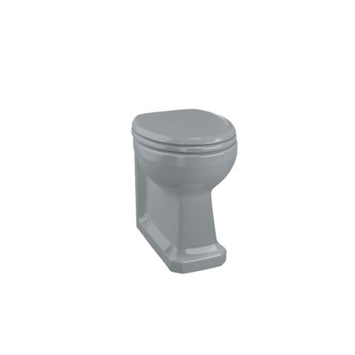 Burlington P14GREY Bespoke Moon Grey Back to Wall Pan 425 x 360mm - (pan only)